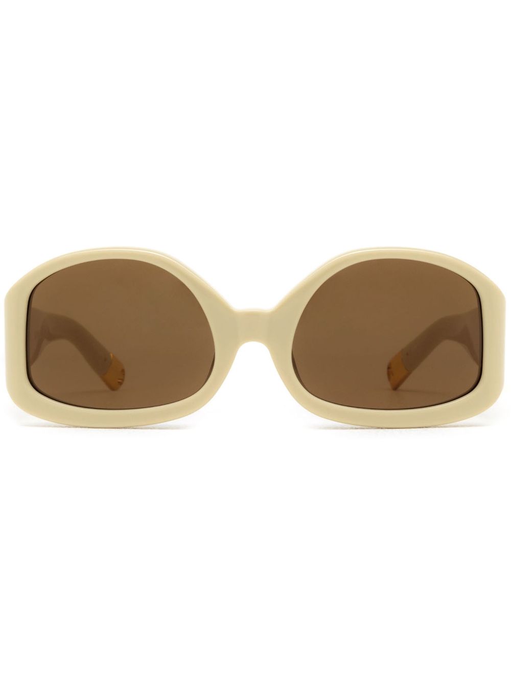 Jacquemus The Colapso Sunglasses Neutrals Men Sunglasses Maison-Kitsune