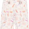 Maison-Kitsune Deck Shorts Men Jacquemus Le Short Rond Carré Shorts Neutrals