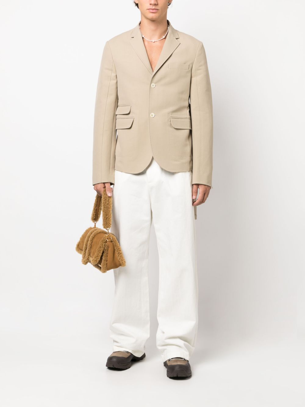 Jacquemus La Veste Piccinni Blazer Neutrals Maison-Kitsune Men Blazers
