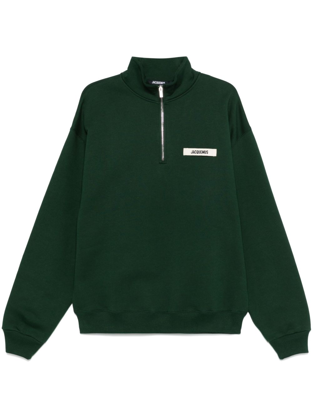 Jacquemus The Gros Grain Sweatshirt Green Men Sweatshirts Maison-Kitsune