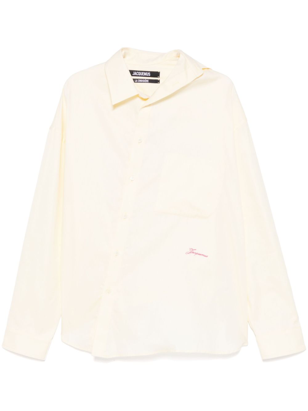 Jacquemus Le Cuadro Shirt Yellow Maison-Kitsune Men Shirts