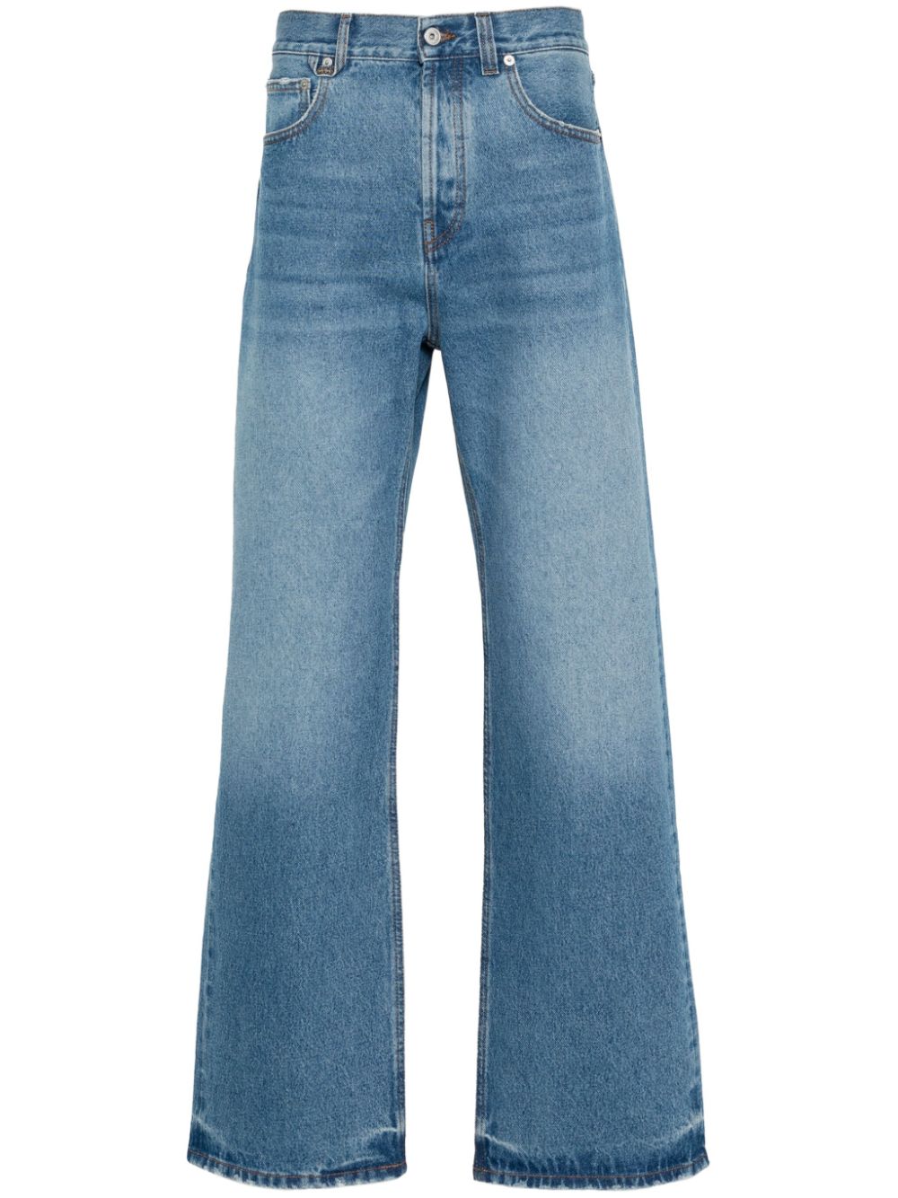 Maison-Kitsune Jacquemus Le De Nîmes straight-leg Jeans Blue Men Regular & Straight-Leg Jeans