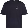 Maison-Kitsune T-Shirts Men Jacquemus Merù Cotton T-shirt Blue