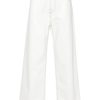 Maison-Kitsune Jacquemus Le De Nîmes Large mid-rise loose-fit Jeans White Men Relaxed-Fit Jeans