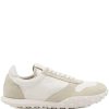 Maison-Kitsune Jil Sander Leather Sneakers White Men Low-Tops