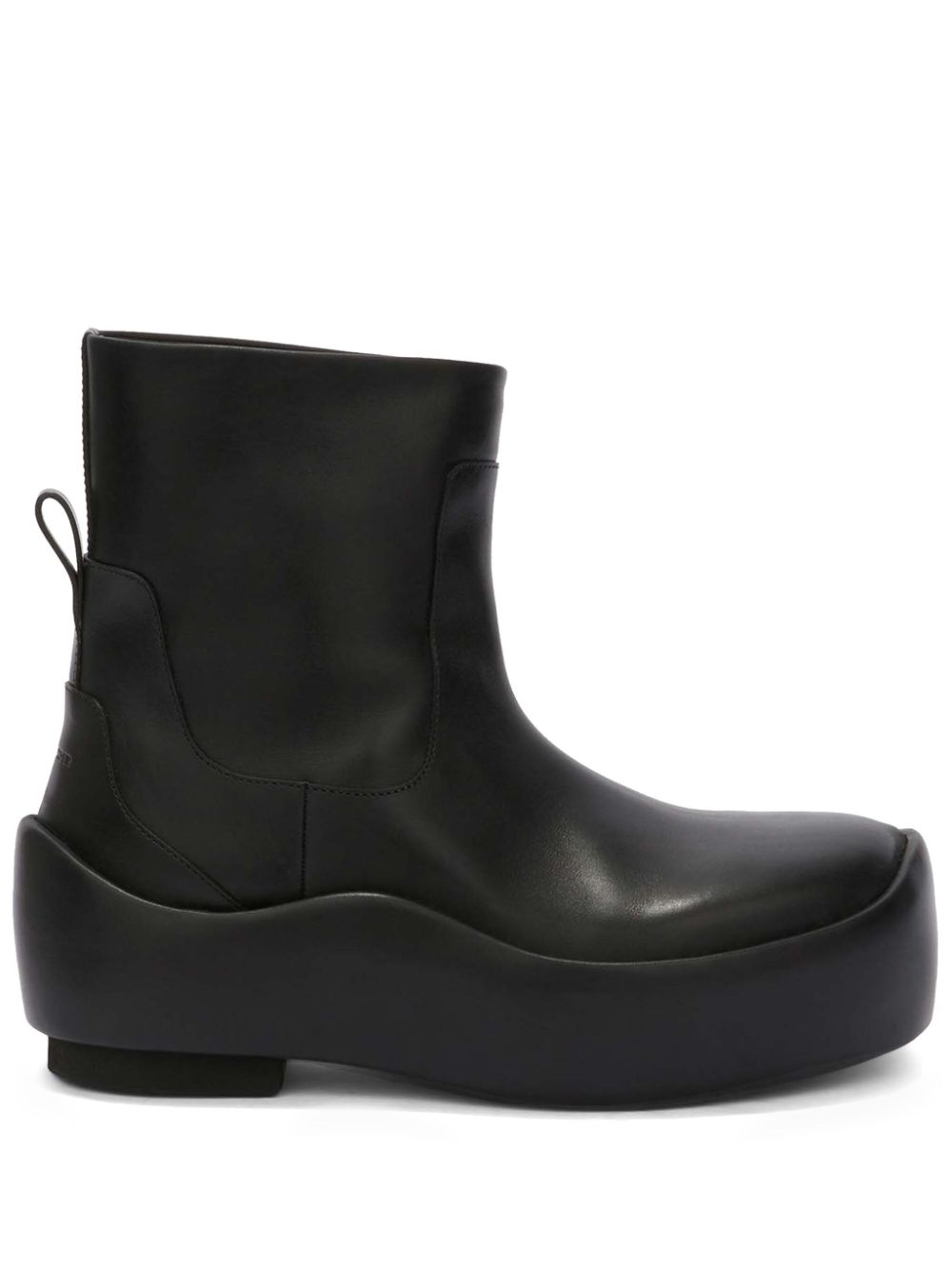 Jil Sander Leather Ankle Boots Black Maison-Kitsune Men Boots