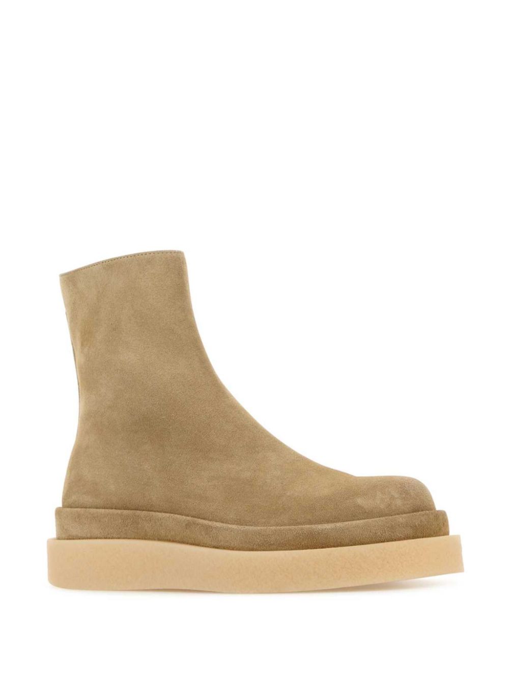 Maison-Kitsune Boots Men Jil Sander Suede Ankle Boots Neutrals