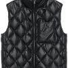 Jil Sander Quilted Gilet Black Men Waistcoats & Gilets Maison-Kitsune
