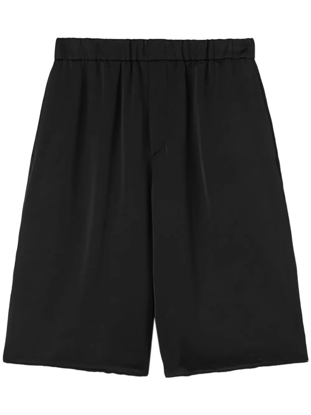 Maison-Kitsune Jil Sander elasticated-waist Shorts Black Men Bermuda Shorts