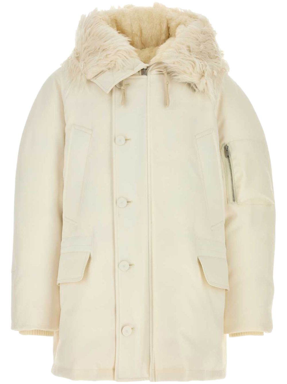 Maison-Kitsune Jil Sander Down Jacket Neutrals Men Down Coats