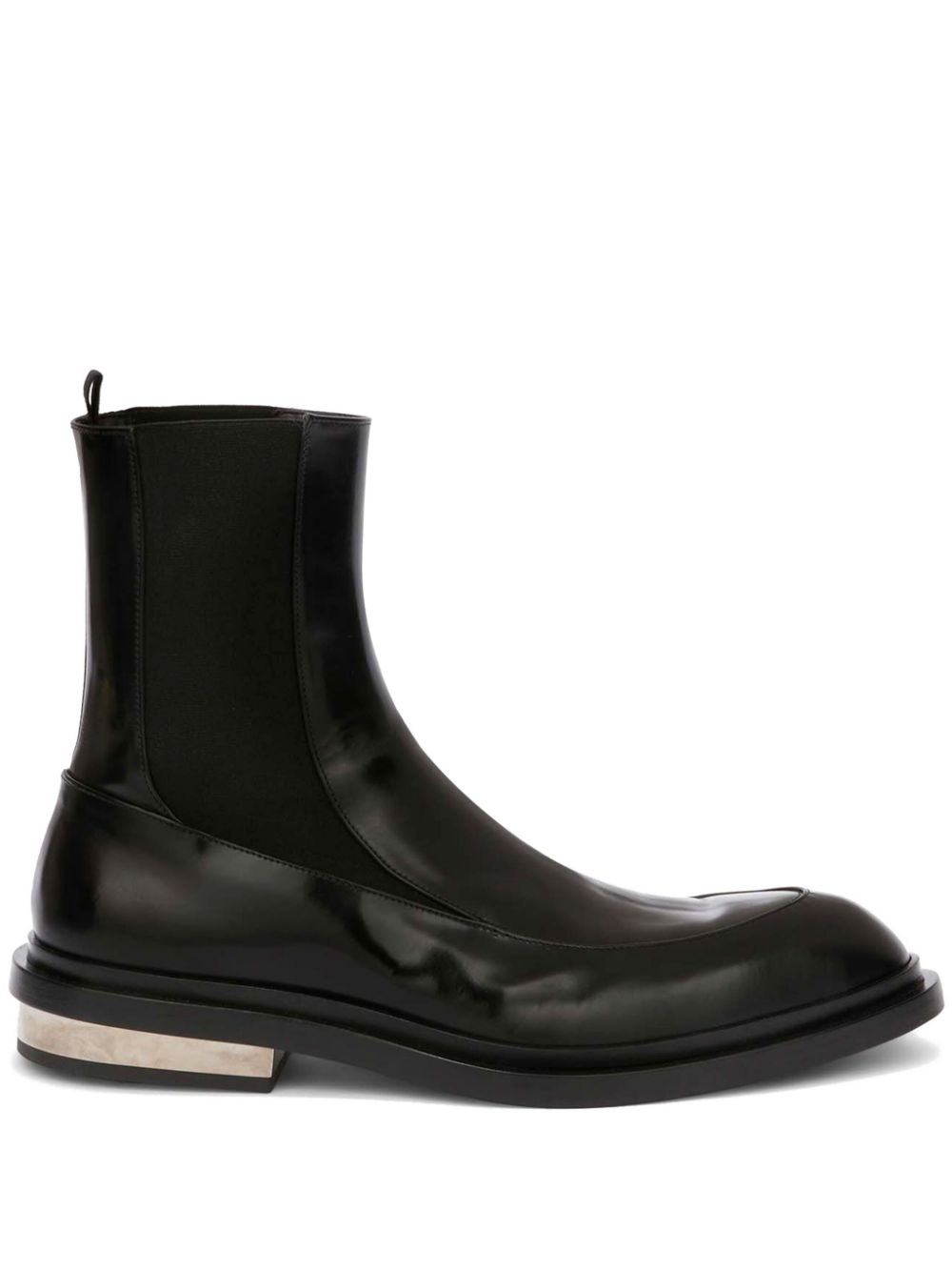 Jil Sander Leather Chelsea Ankle Boots Black Maison-Kitsune Men Boots