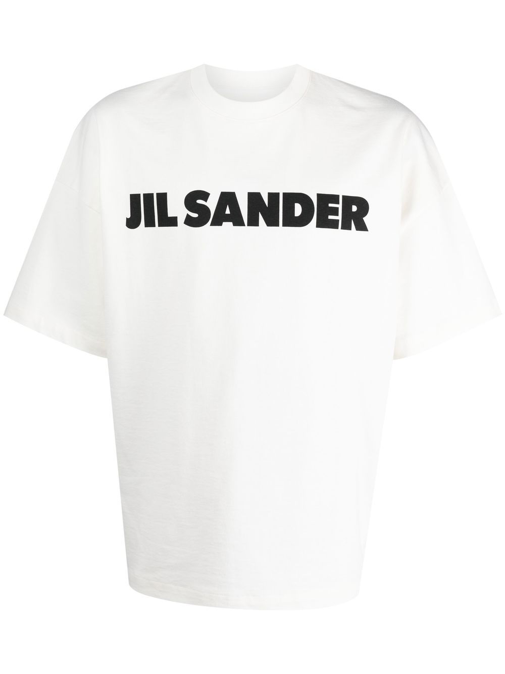 Jil Sander logo-print Cotton T-shirt White Men T-Shirts Maison-Kitsune