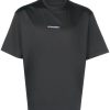 Maison-Kitsune T-Shirts Men Jil Sander logo-print Performance T-shirt Black