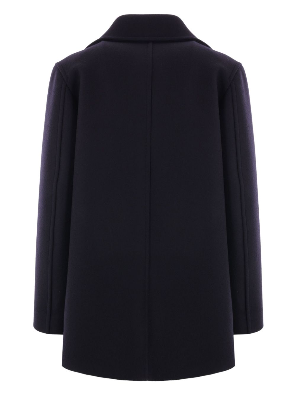 Jil Sander Kaban Wool Coat Black Maison-Kitsune Men Double Breasted Coats