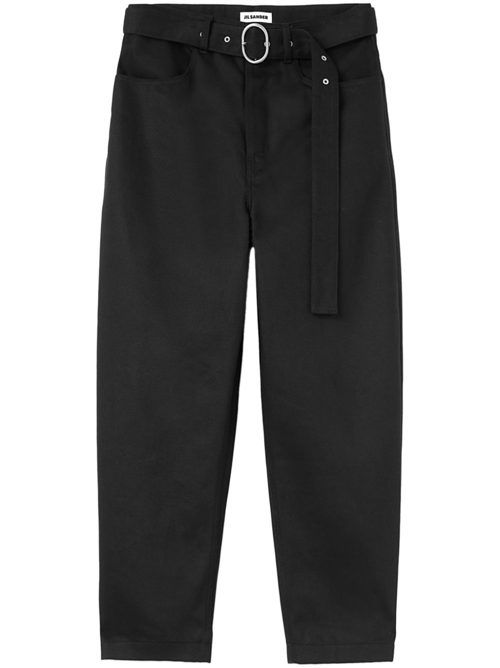 Men Tapered Jeans Maison-Kitsune Jil Sander tapered-leg Belted Jeans Black
