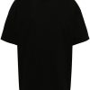 Men T-Shirts Maison-Kitsune Jil Sander logo-print Layered T-shirt Black