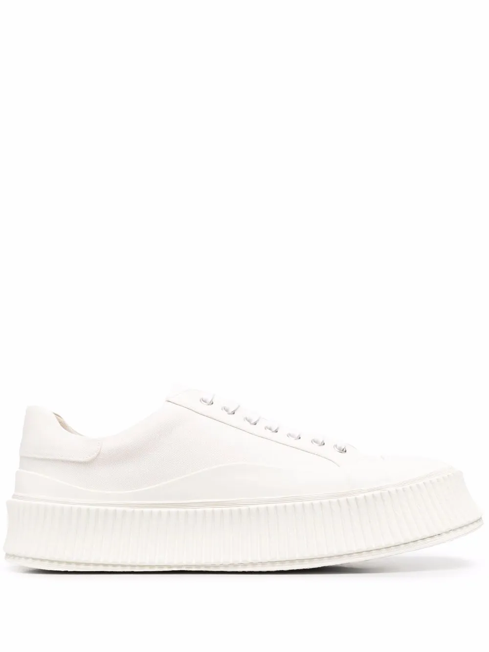 Men Low-Tops Maison-Kitsune Jil Sander low-top lace-up Sneakers White