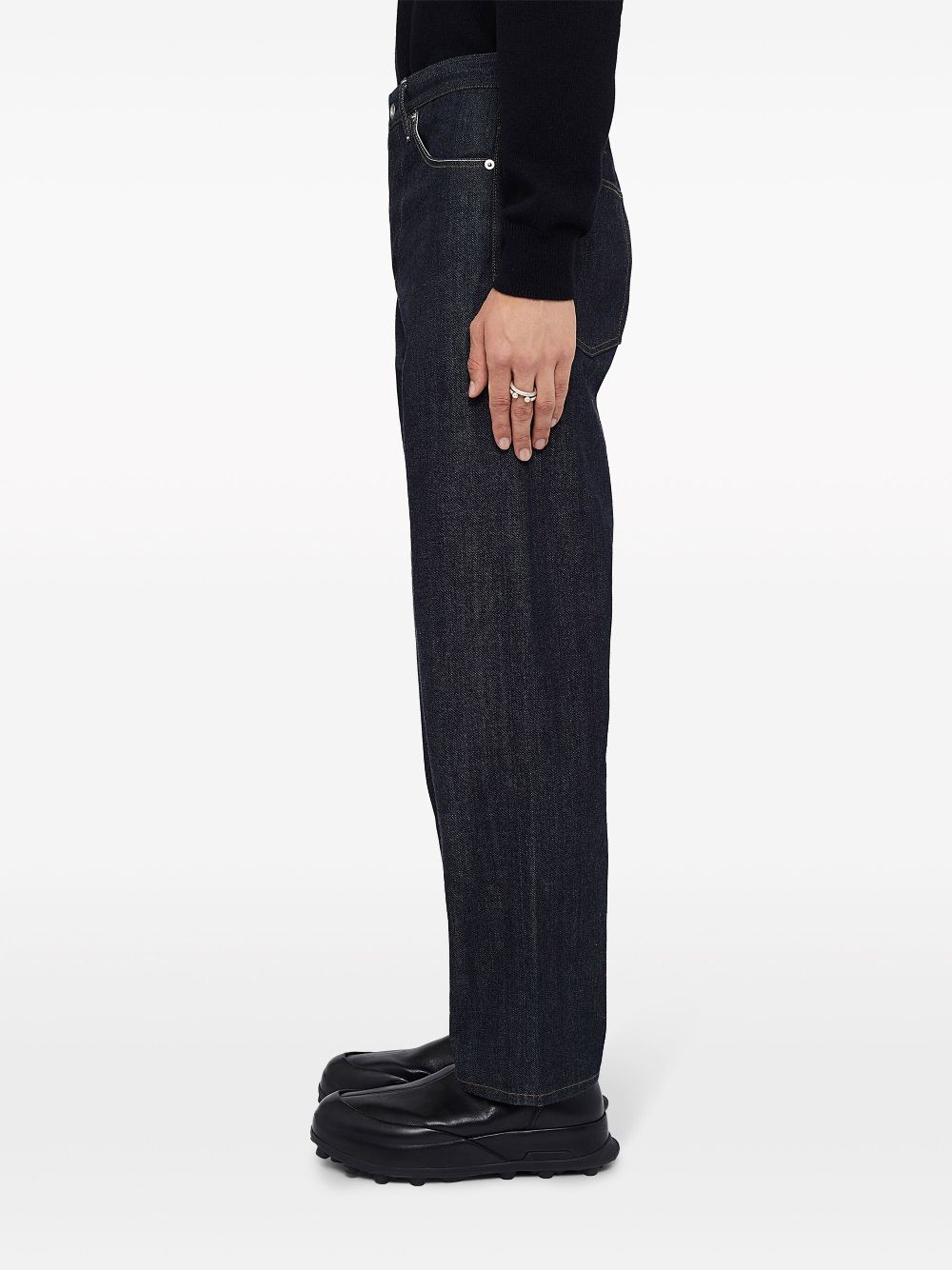 Maison-Kitsune Jil Sander straight-cut Jeans Blue Men Regular & Straight-Leg Jeans