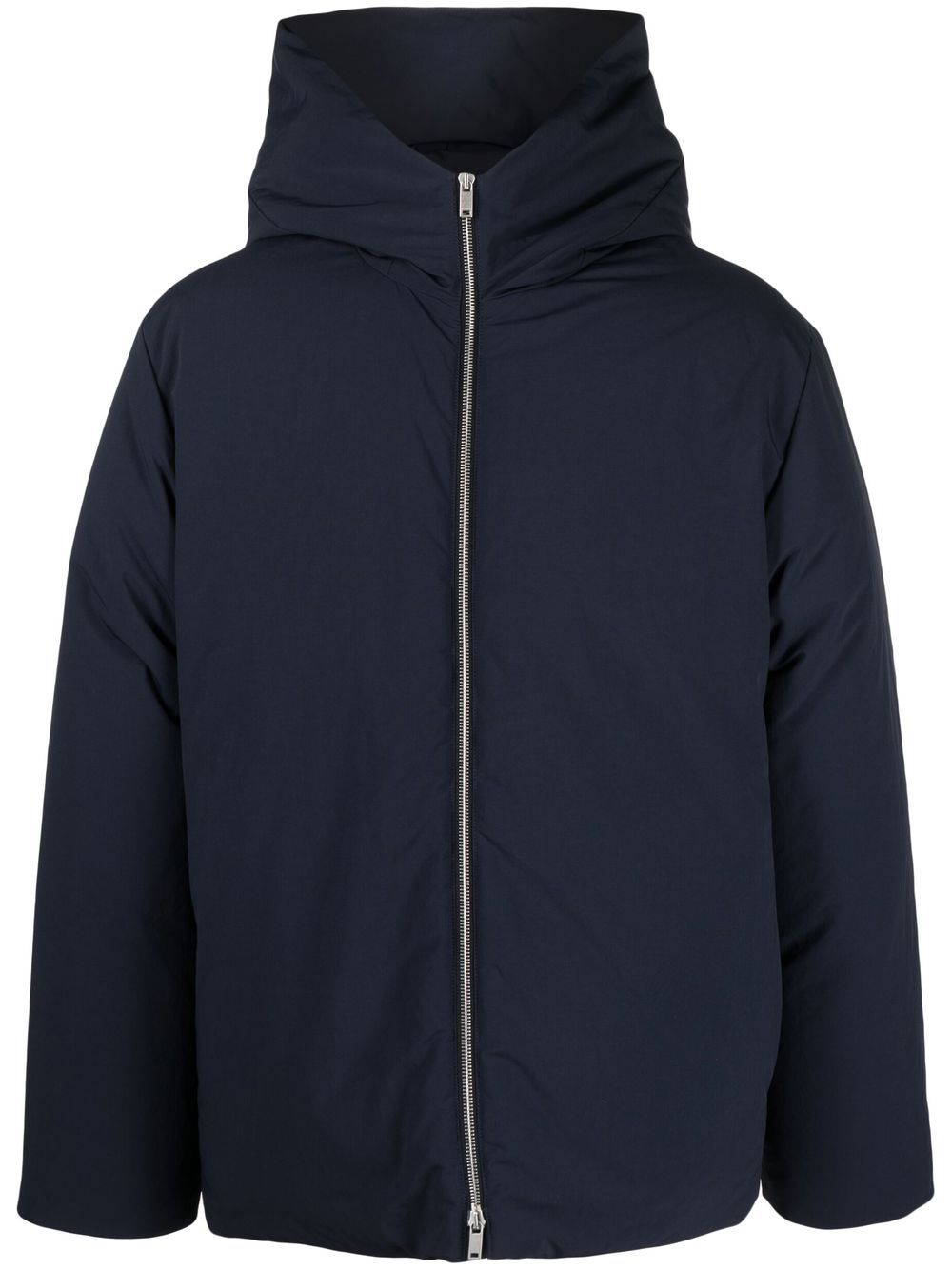 Maison-Kitsune Jil Sander Hooded Padded Jacket Blue Men Hooded Jackets