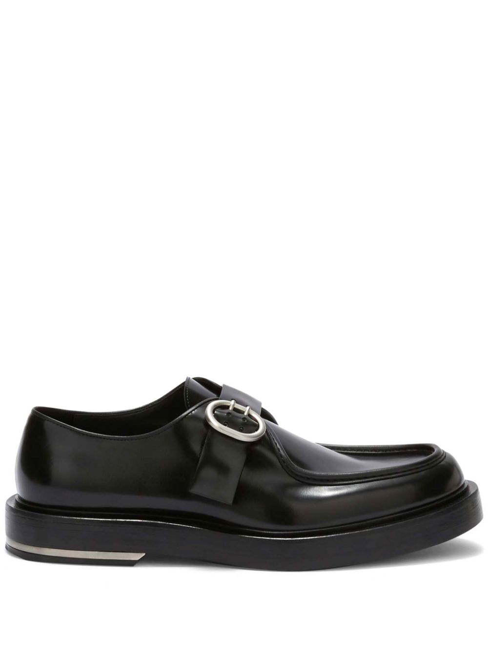 Maison-Kitsune Jil Sander Leather Loafers Black Men Loafers