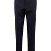 Jil Sander Lightweight Wool Gabardine Trousers Blue Men Chinos Maison-Kitsune