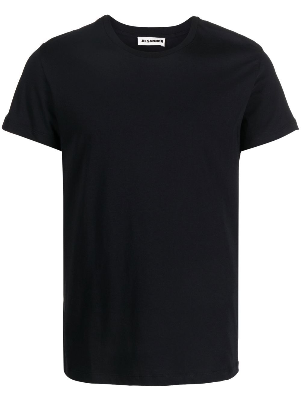 Maison-Kitsune Jil Sander short-sleeve Cotton T-shirt Blue Men T-Shirts