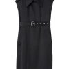 Jil Sander Sleeveless Belted Trench Coat Black Men Trench Coats Maison-Kitsune