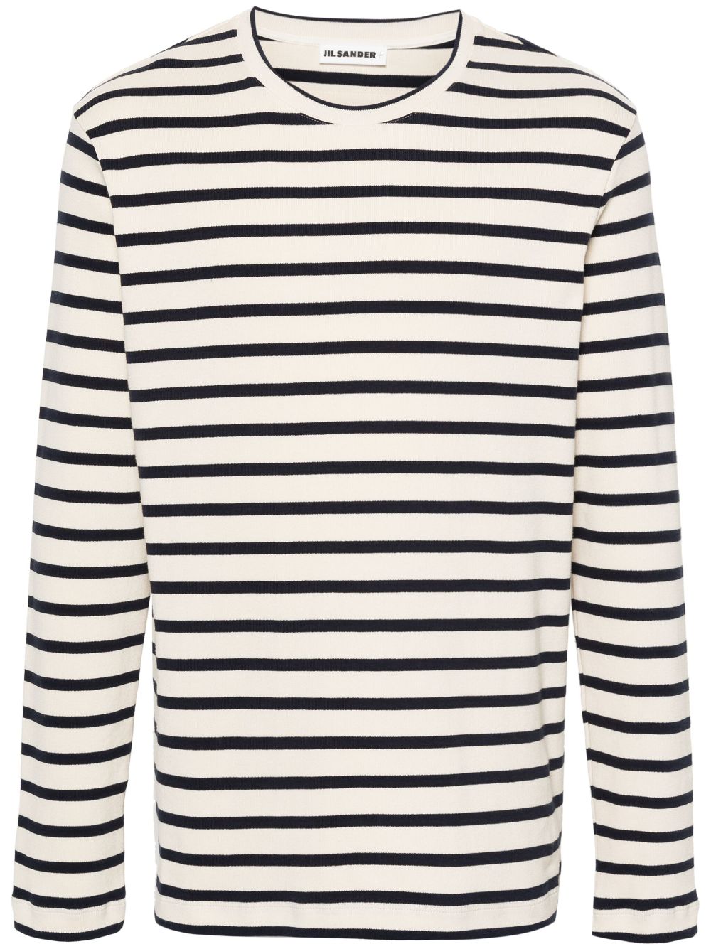 Jil Sander long-sleeve Striped Sweatshirt Neutrals Maison-Kitsune Men Sweatshirts