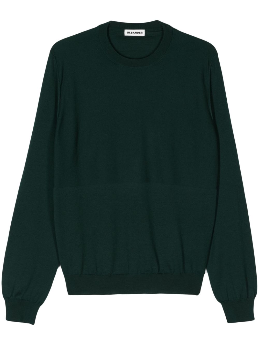 Jil Sander crew-neck Sweater Green Men Knitted Sweaters Maison-Kitsune