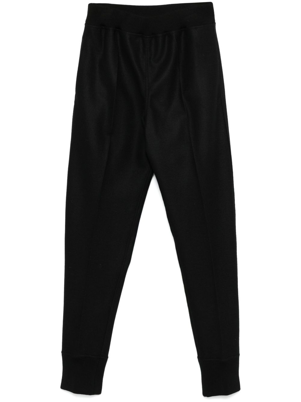 Men Sweatpants Maison-Kitsune Jil Sander Wool Track Pants Black