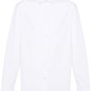 Jil Sander spread-collar Poplin Shirt White Men Shirts Maison-Kitsune