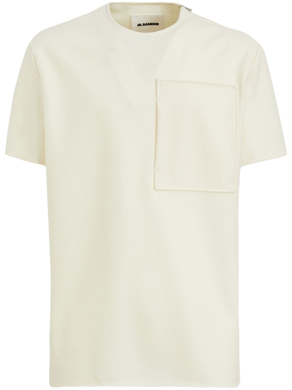 Maison-Kitsune Jil Sander Wool t-shirt Neutrals Men T-Shirts