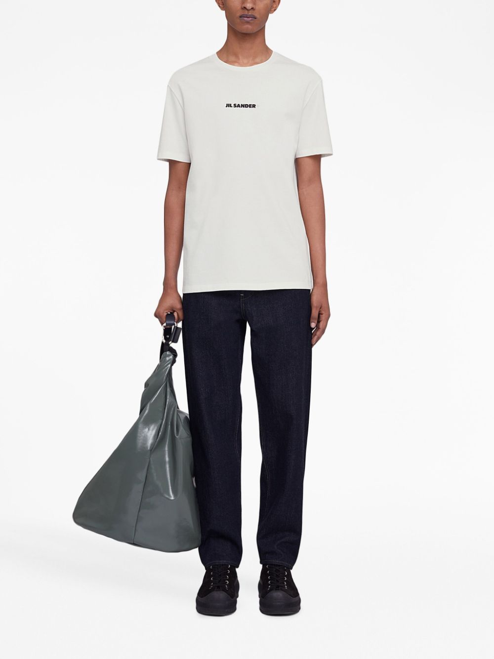 Maison-Kitsune Regular & Straight-Leg Jeans Men Jil Sander contrast-stitching Cotton Jeans Blue