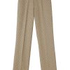 Jil Sander check-pattern straight-leg Trousers Neutrals Men Regular-Fit & Straight Leg Pants Maison-Kitsune