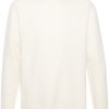 Jil Sander roll-neck Boiled Wool Jumper White Men Knitted Sweaters Maison-Kitsune