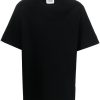 Jil Sander crew-neck Cotton T-shirt Black Maison-Kitsune Men T-Shirts