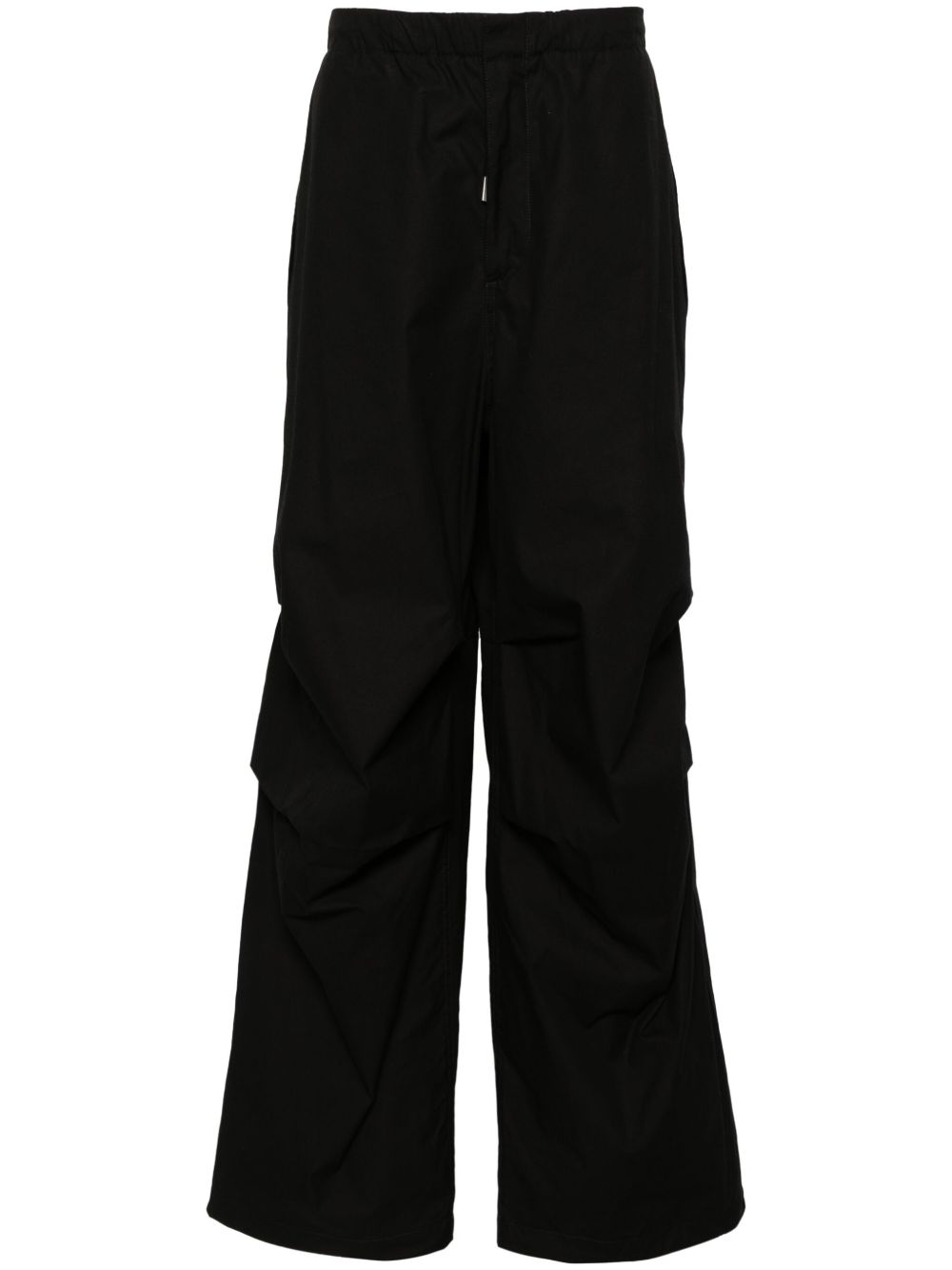 Jil Sander mid-rise straight-leg Trousers Black Men Regular-Fit & Straight Leg Pants Maison-Kitsune