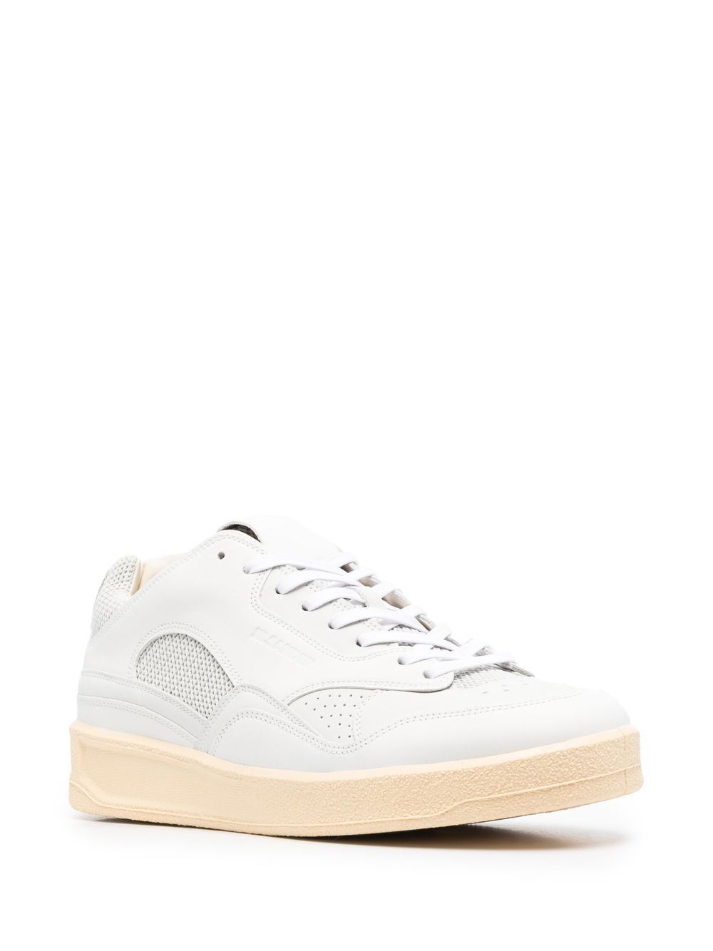 Maison-Kitsune Jil Sander Panelled low-top Sneakers White Men Low-Tops