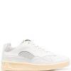 Maison-Kitsune Jil Sander Panelled low-top Sneakers White Men Low-Tops