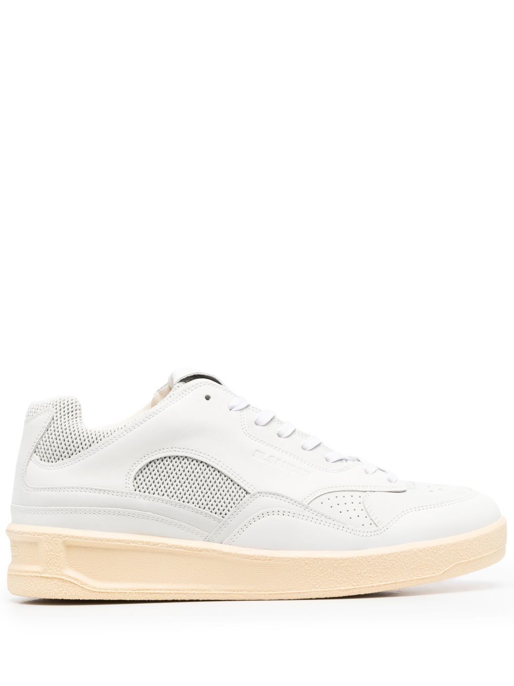 Maison-Kitsune Jil Sander Panelled low-top Sneakers White Men Low-Tops