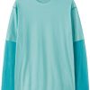 Maison-Kitsune T-Shirts Men Jil Sander Layered long-sleeve T-shirt Blue