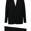 Men Single Breasted Suits Maison-Kitsune Jil Sander Wool single-breasted Suit Blue