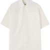 Jil Sander Layered button-up Shirt White Men Shirts Maison-Kitsune