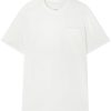 Jil Sander crew-neck T-shirt White Maison-Kitsune Men T-Shirts