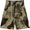 Men Bermuda Shorts Maison-Kitsune Jil Sander Jacquard Elasticated Shorts Green