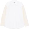 Jil Sander Velvet Patchwork Skirt White Men Shirts Maison-Kitsune