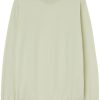 Jil Sander crew-neck Wool Jumper Green Men Knitted Sweaters Maison-Kitsune