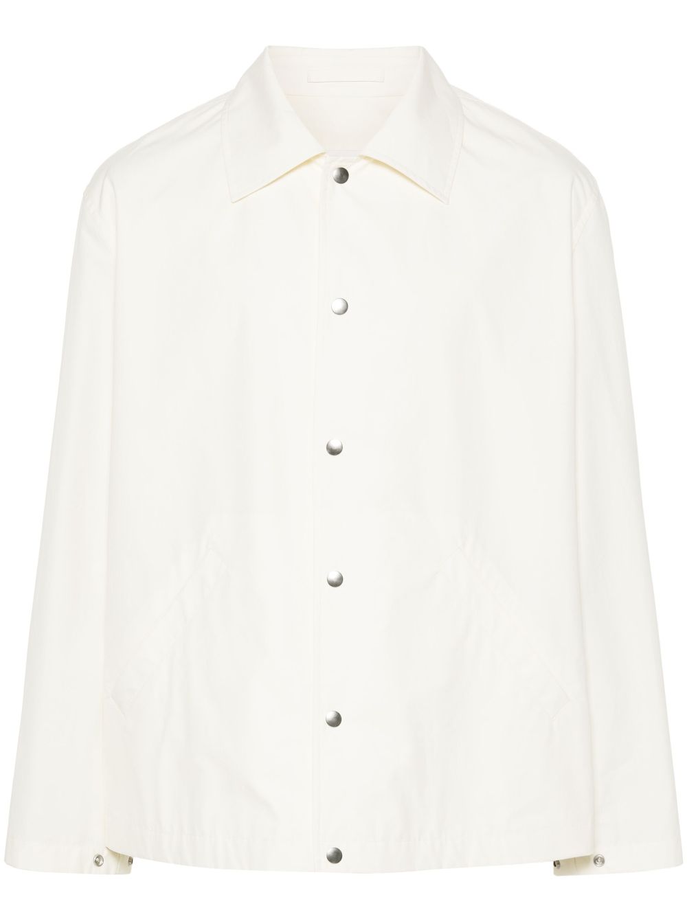 Maison-Kitsune Jil Sander logo-print Jacket Neutrals Men Shirt Jackets