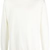 Maison-Kitsune Jil Sander crew-neck Wool Jumper Neutrals Men Knitted Sweaters