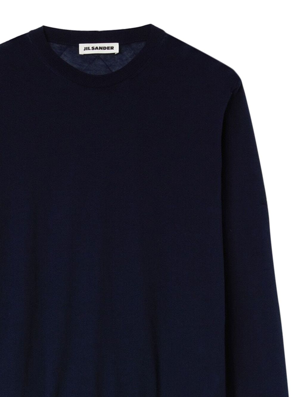 Men Knitted Sweaters Maison-Kitsune Jil Sander crew-neck Cashmere Jumper Blue
